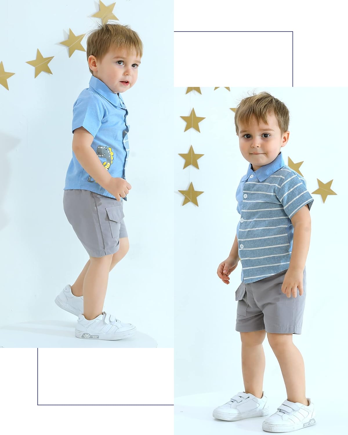 Stylish Dinosaur Toddler Boys Outfit