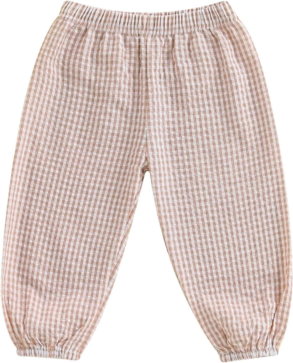 Plaid Toddler BoyGirl Summer Bloomers
