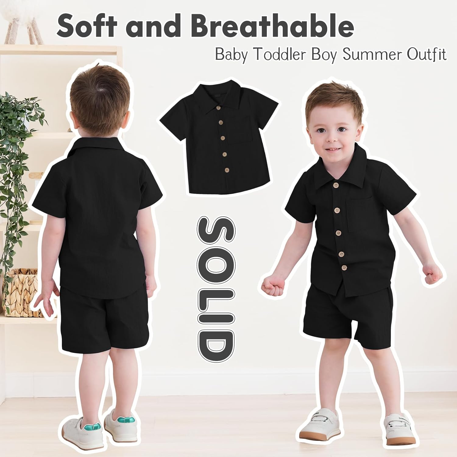iator Toddler Boys Summer Clothes Set