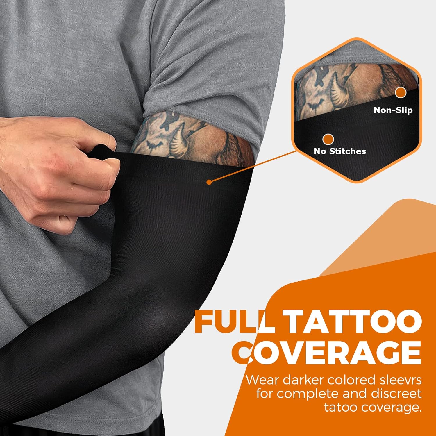 AURUZA 5 Pairs Arm Sleeves Protection Against the Sun