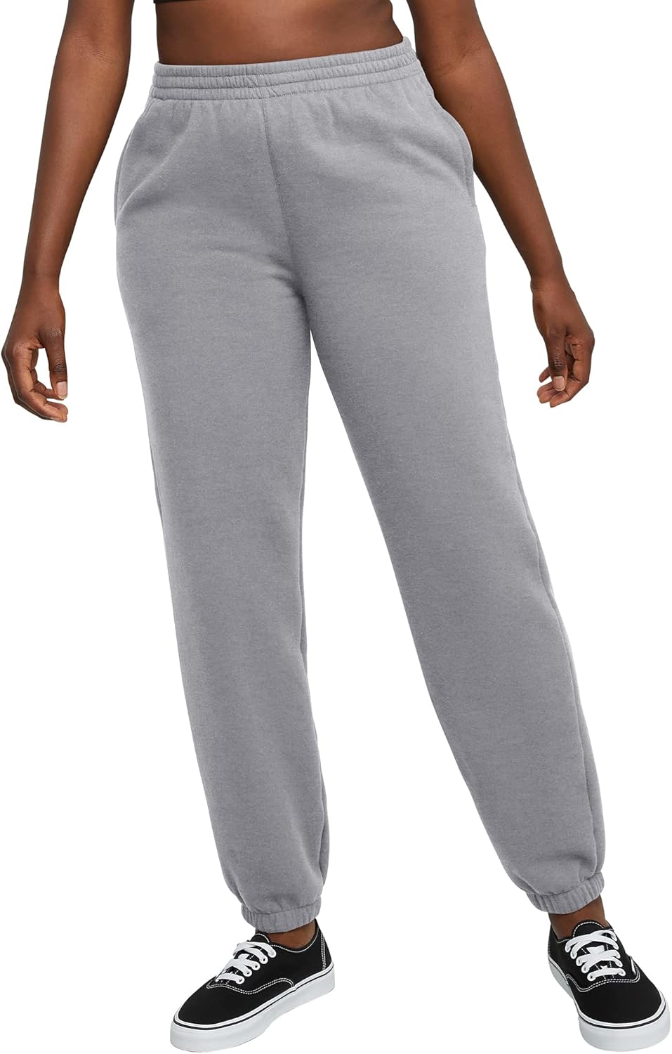Hanes Womens Mod Fleece Jogger Sweeps