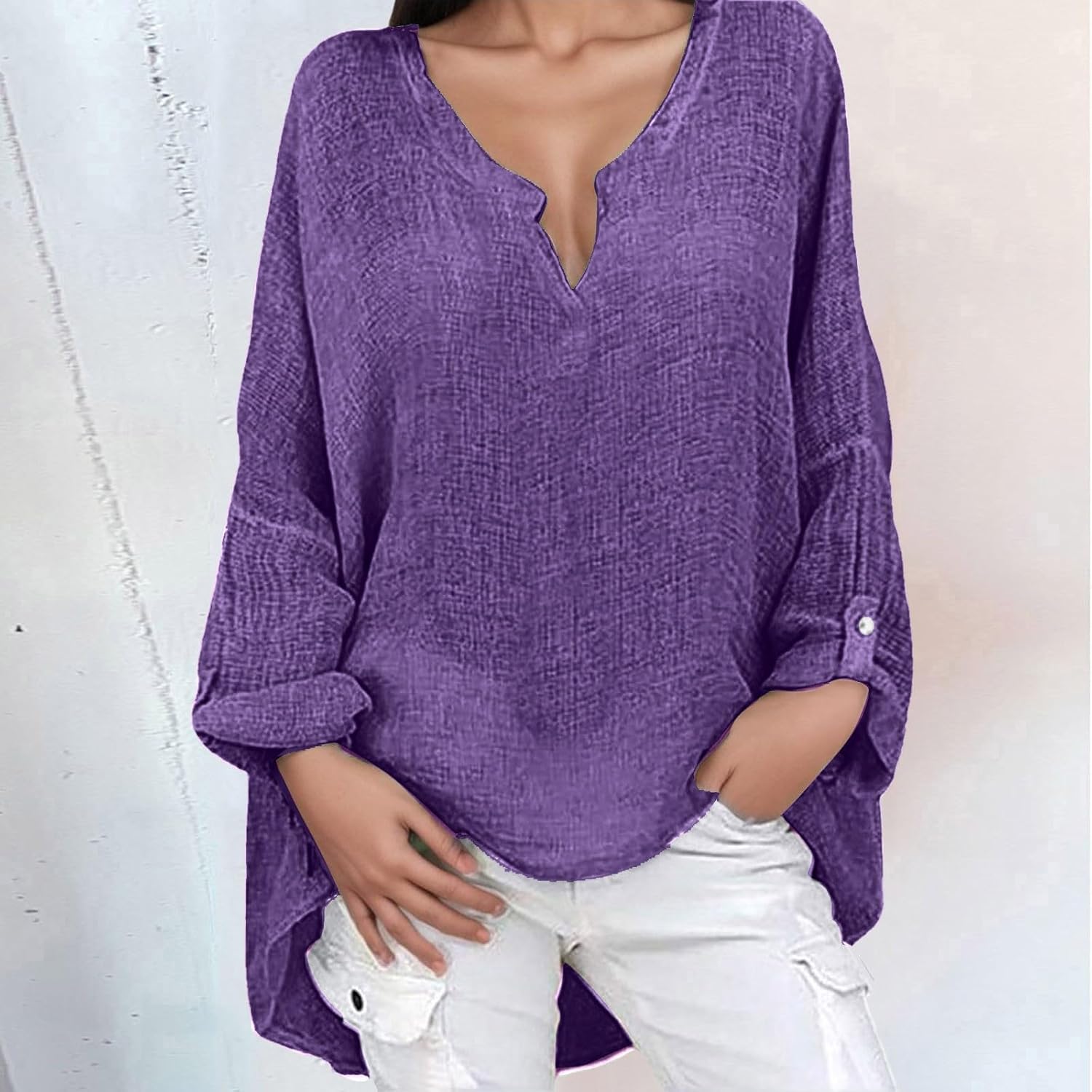 V-Neck Bohemian Lightweight Tee