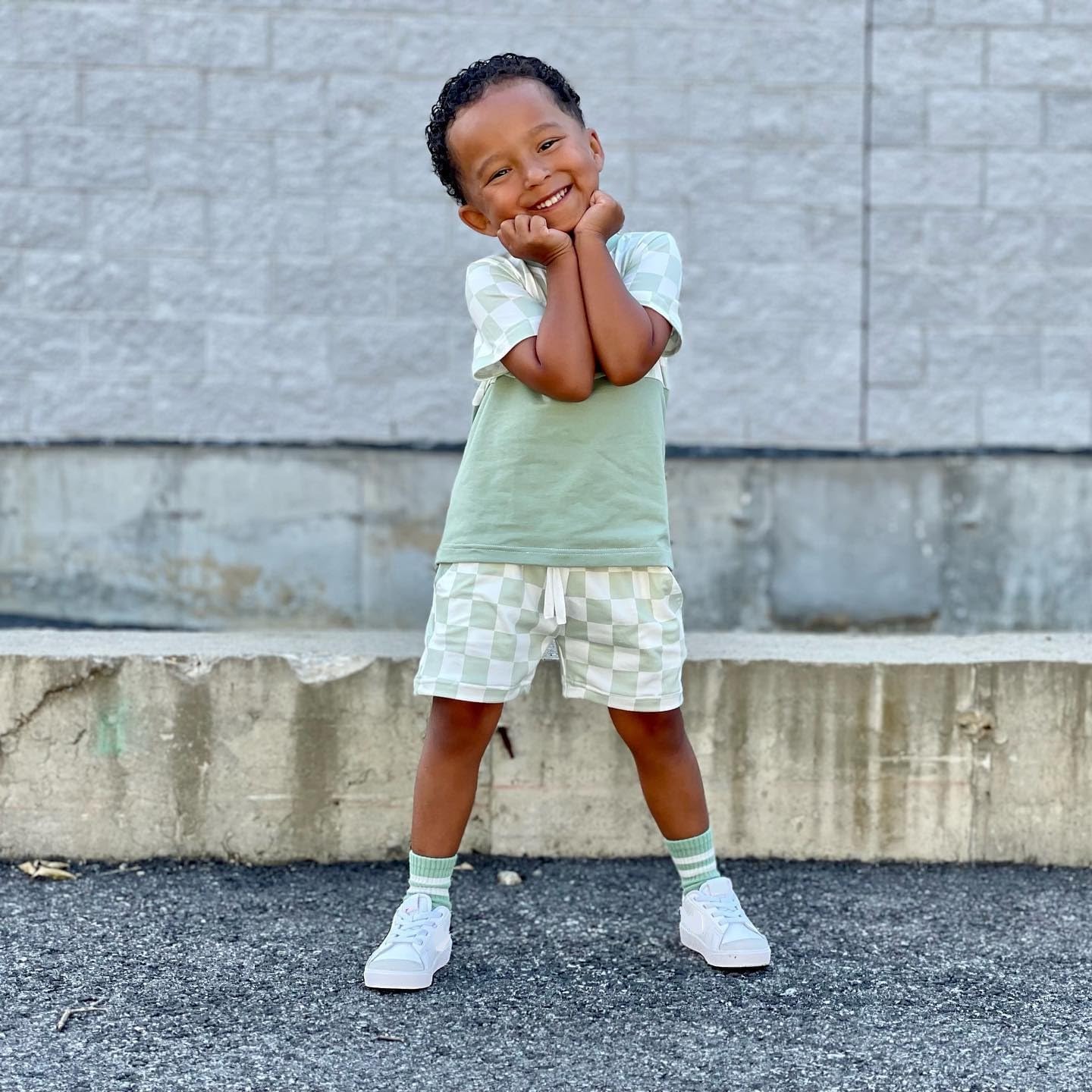 Adobabirl Boys Summer Shorts Set