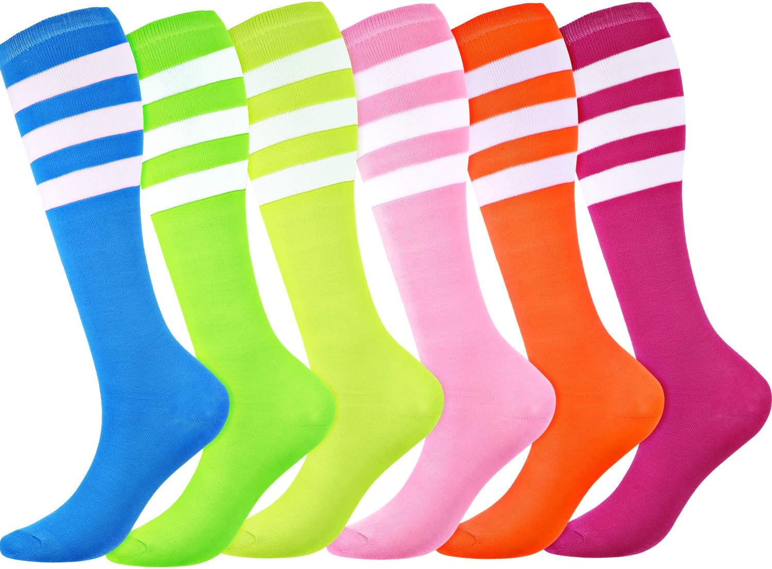 Confidence-Boosting Neon Knee High Socks for Sports More