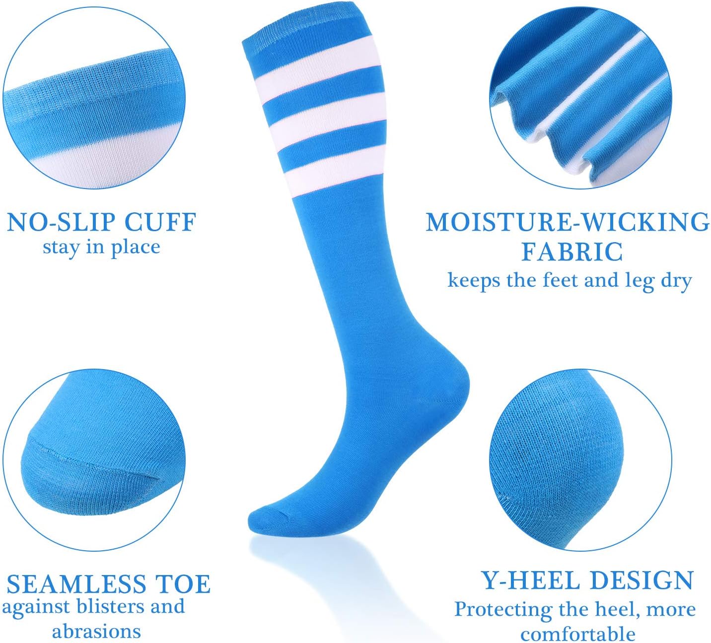 Confidence-Boosting Neon Knee High Socks for Sports More
