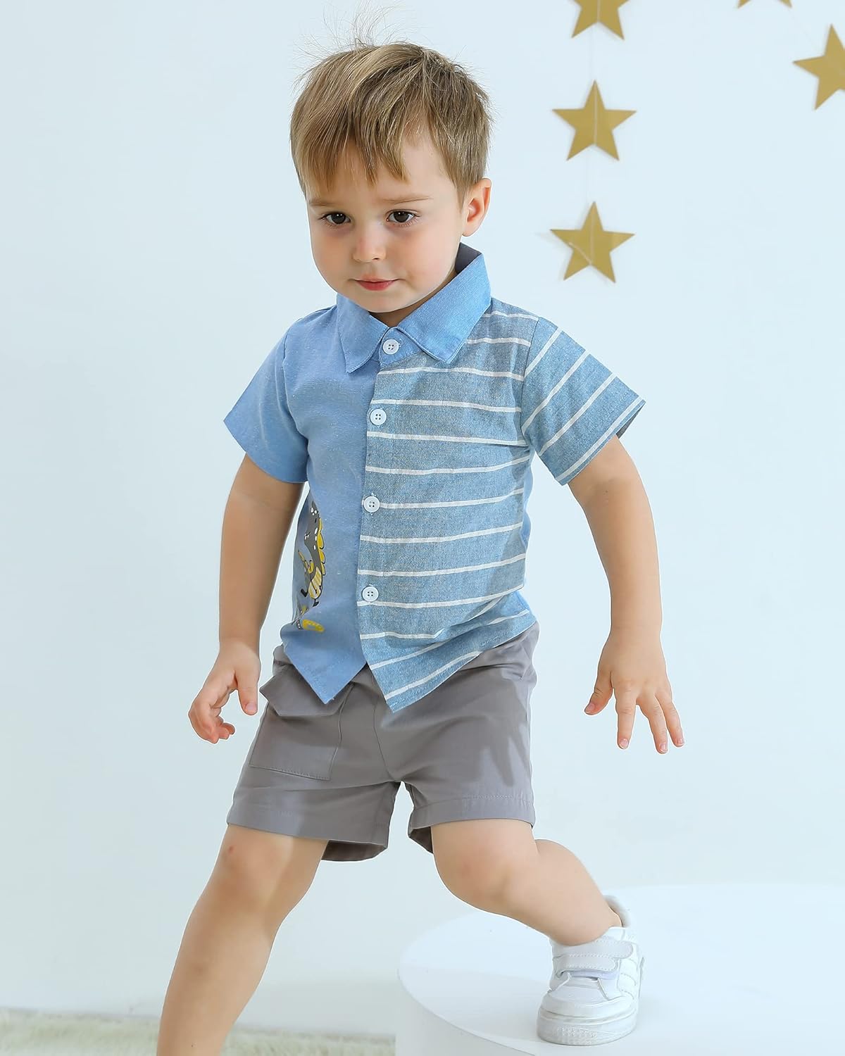 Stylish Dinosaur Toddler Boys Outfit