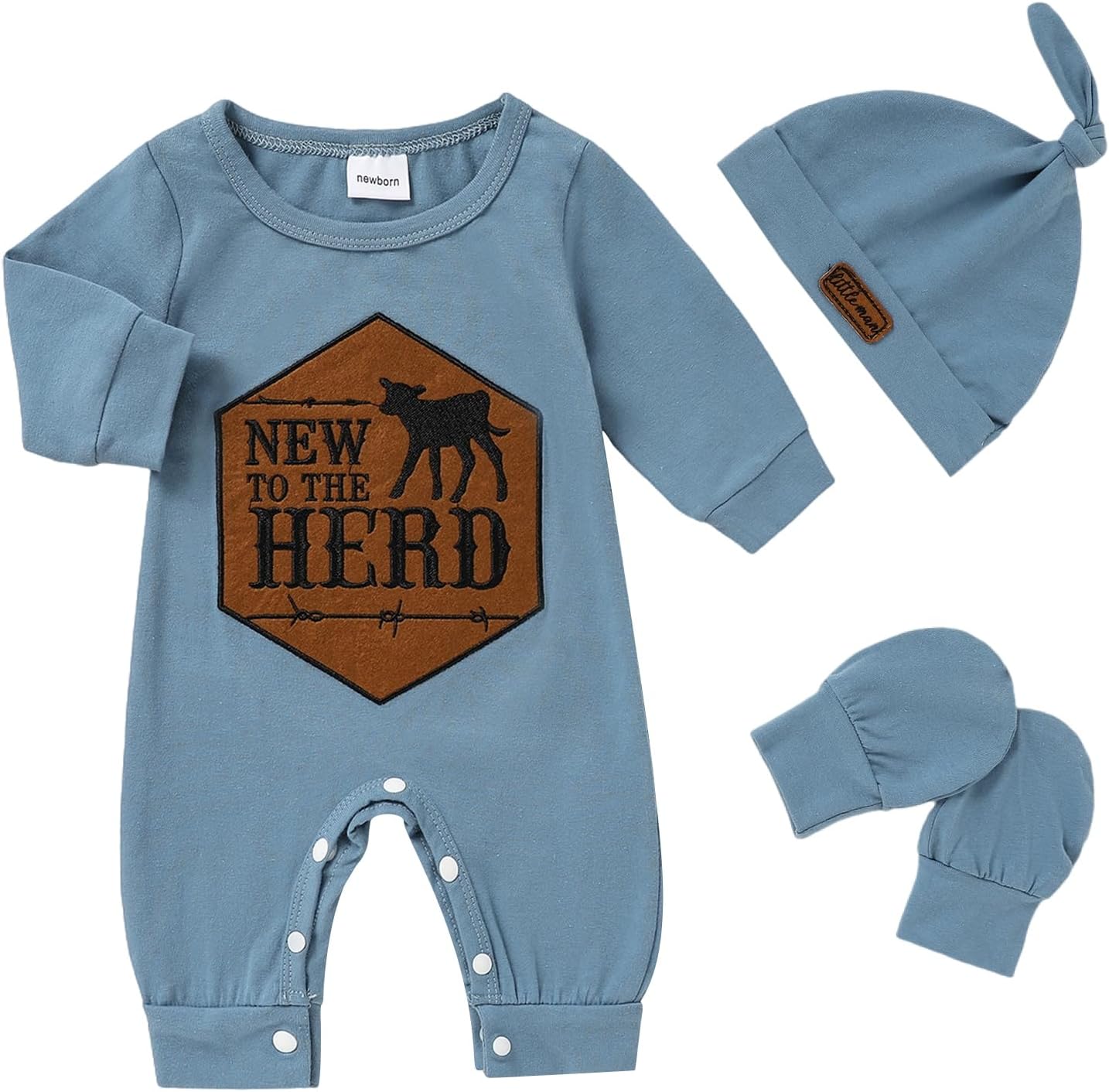 Newborn Romper Boys Cotton Jumpsuit
