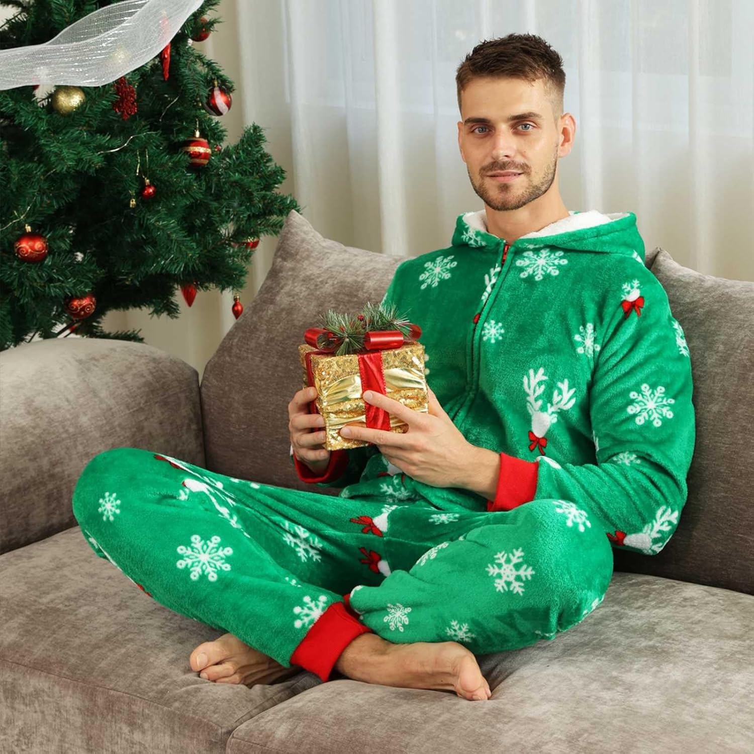 Christmas Family Pajama Set - Soft Warm Winter Night