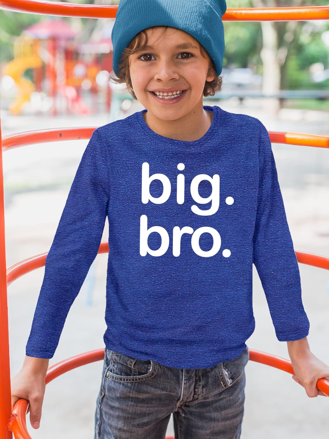 Big Sibling Makes You Feel Relaxed Big Brother Shirt for Toddler Boys