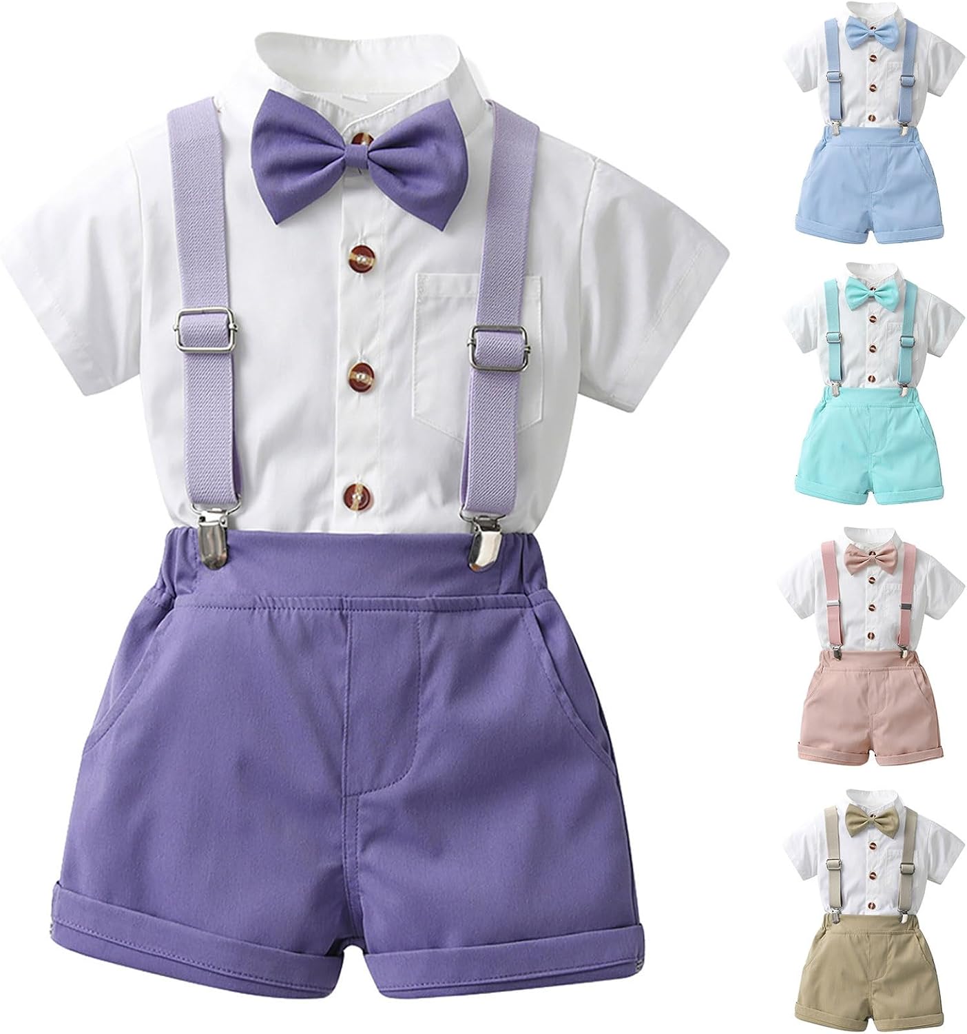Versatile Boys Overall Shorts for Boys 1-9 Years