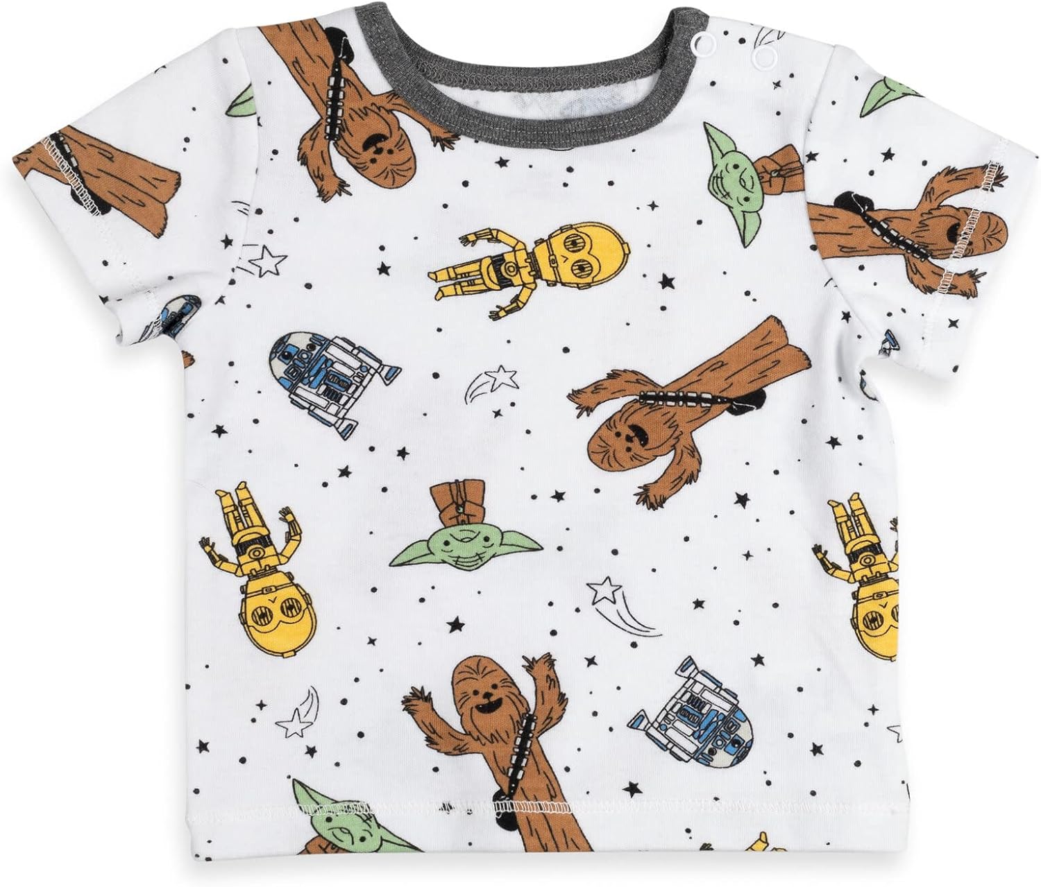 Officially Licensed Chewbacca R2-D2 Yoda 3-Piece Set for Babies
