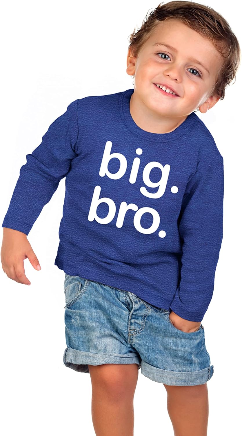 Big Sibling Makes You Feel Relaxed Big Brother Shirt for Toddler Boys