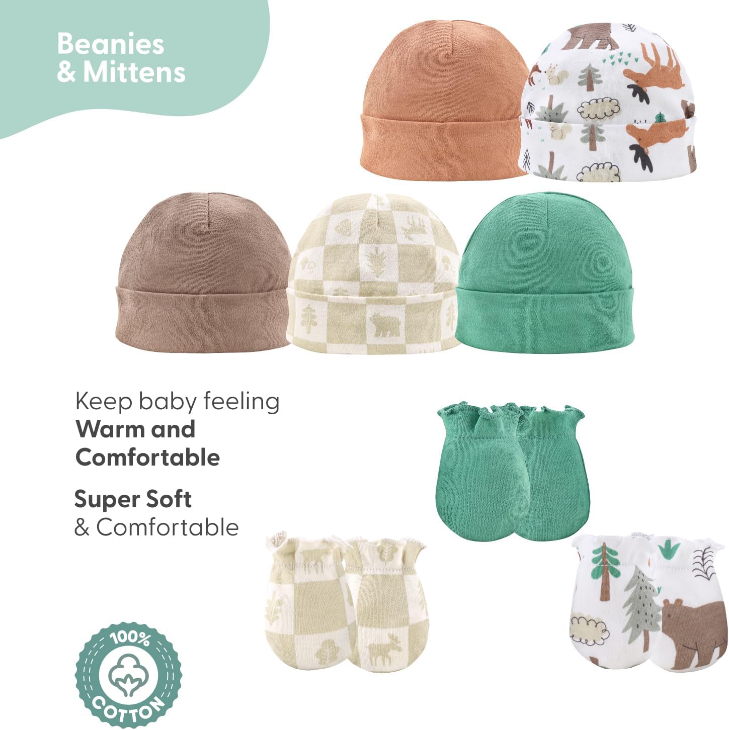 23-Piece Newborn Layette for Baby Boys - 0-3 Months