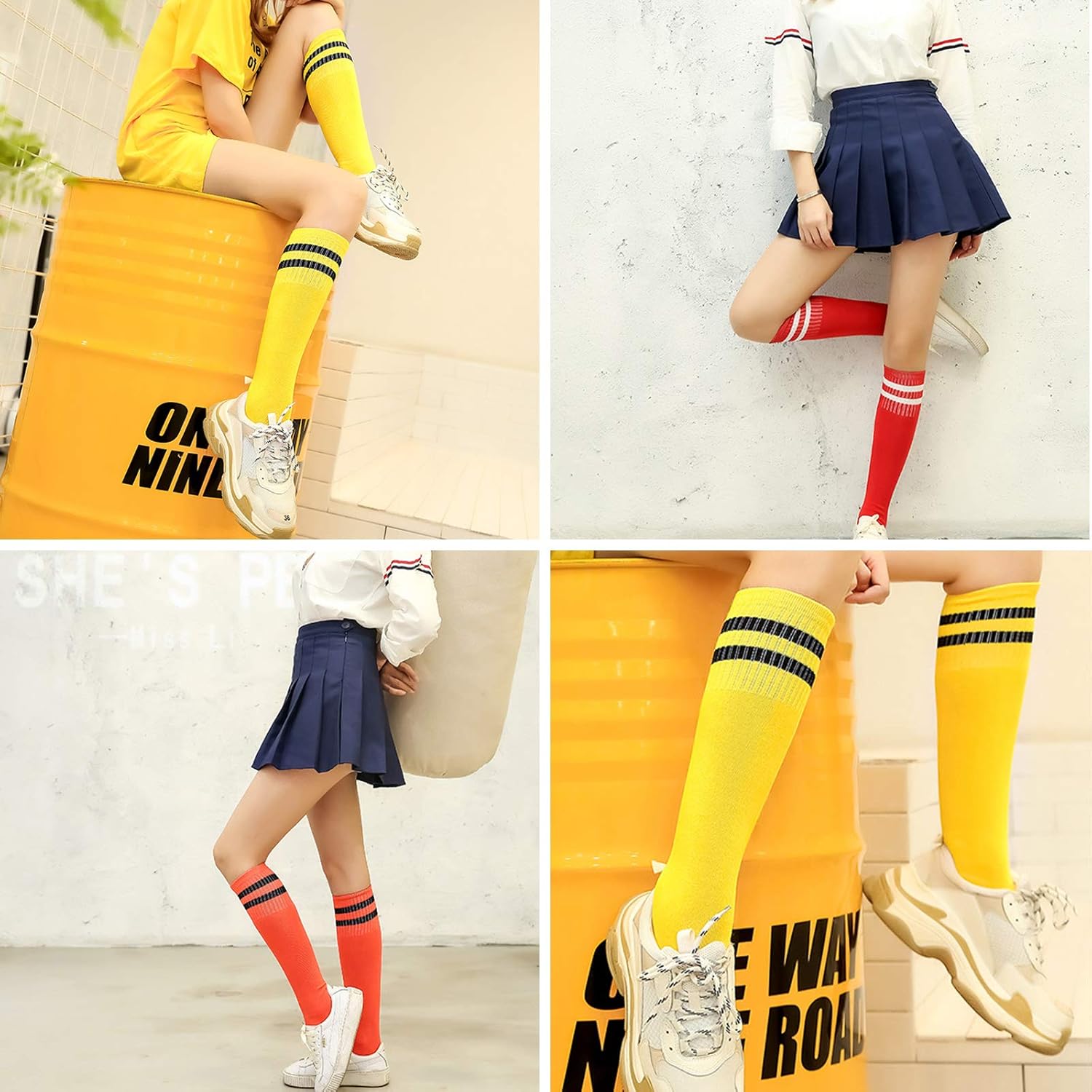 Confirmed Comfort - Neon Knee High Socks for Women