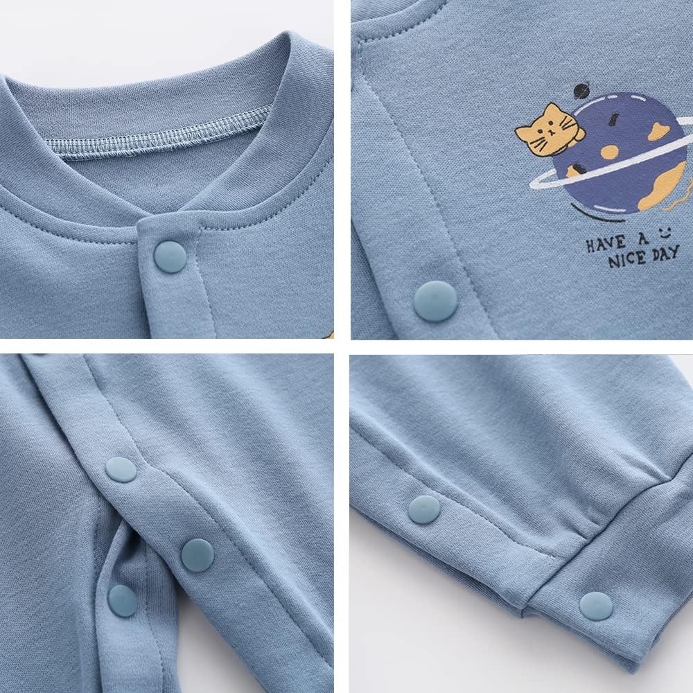 Egaivtya Soft Cotton Romper for Newborn Boys
