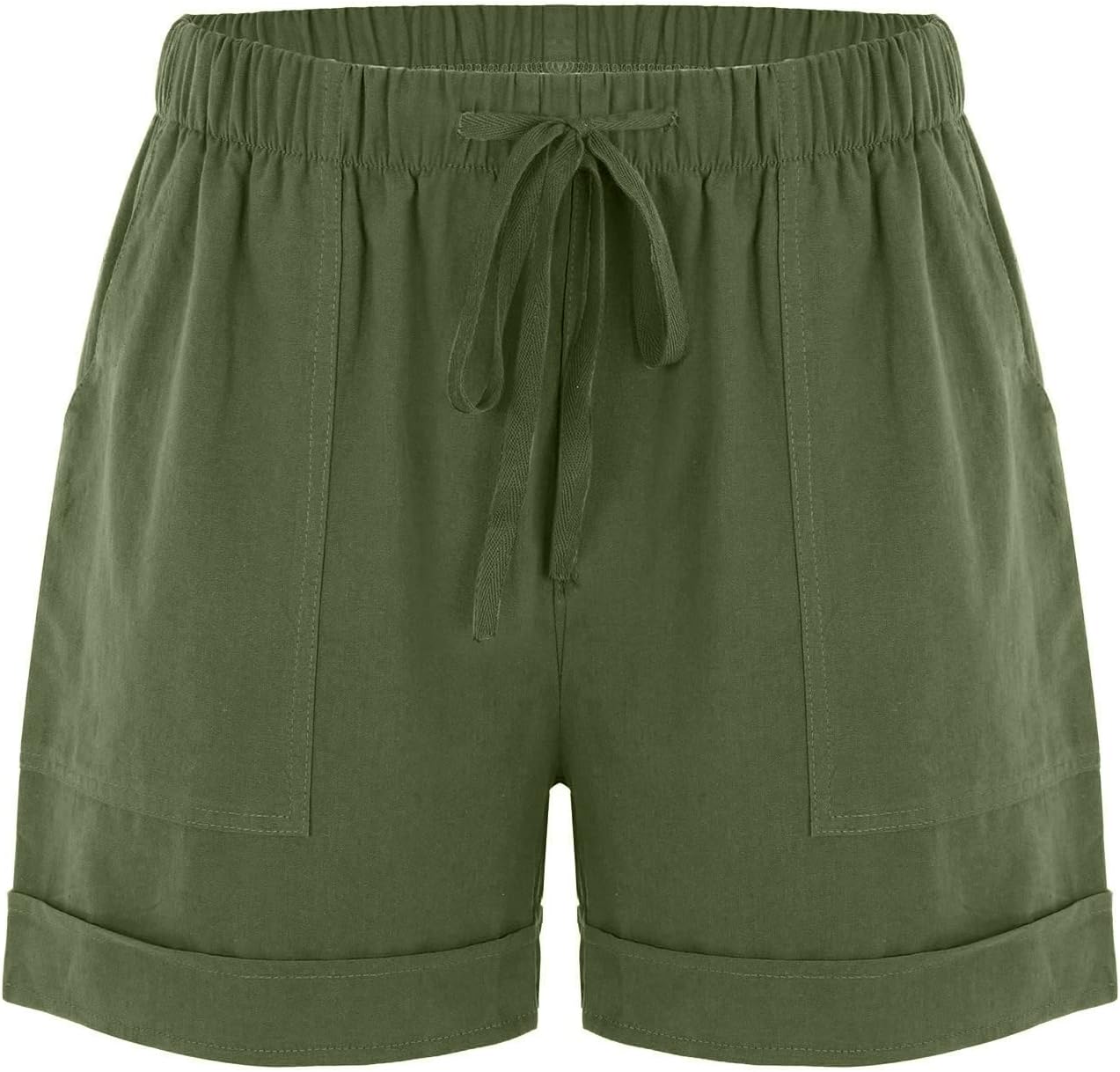 Linen Shorts for Women Y2K Summer Lounge Boxers