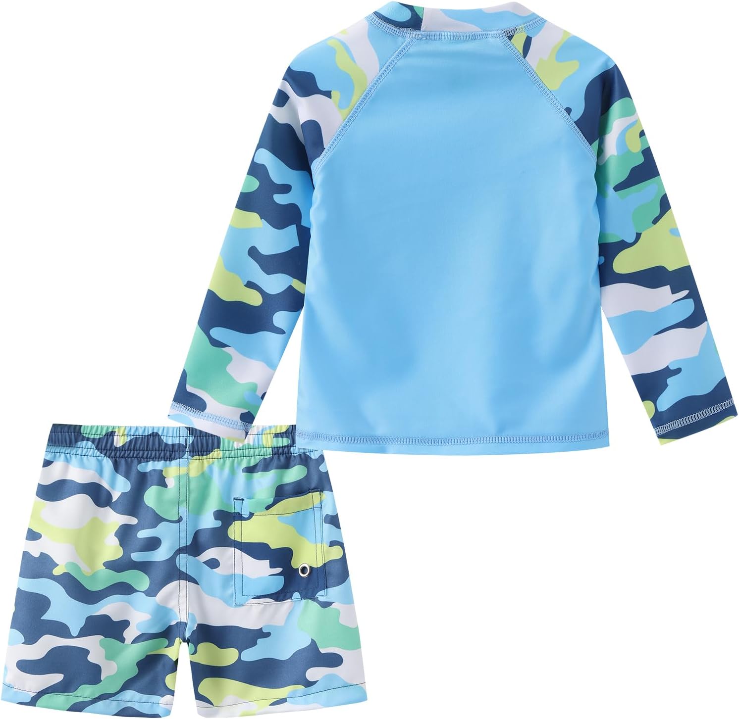 Aisyee Toddler Boys Rash Guard Set
