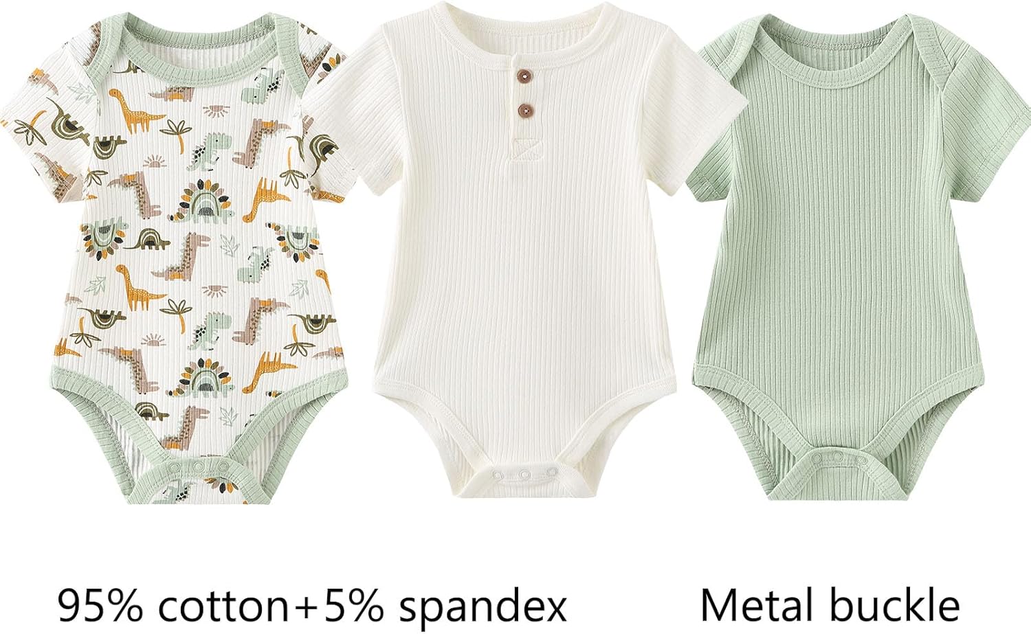 Ruliby Newborn Baby Bodysuit and Pant Sets