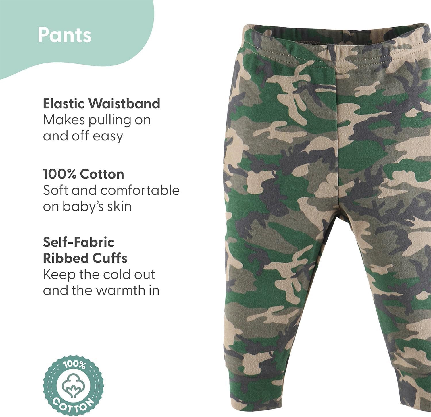 The Peanutshell 5 Pack Dinosaur Baby Pants Set 100 Cotton