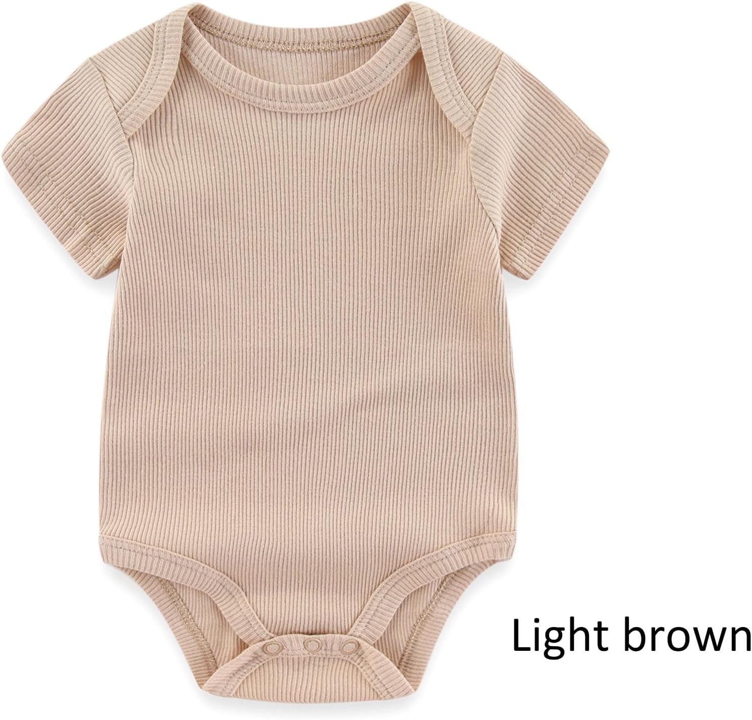 Ruliby Ribbed Romper Set 5-Piece 0-12 Months