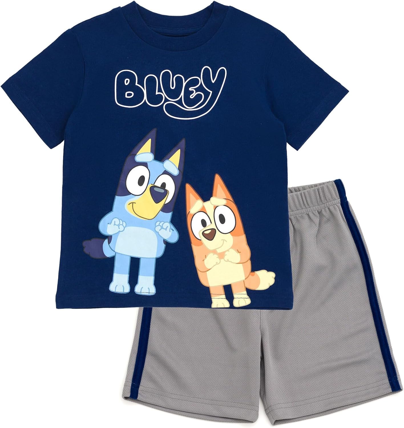 Bluey Bingo Bingo T-Shirt and Mesh Shorts Toddler to Big Kid