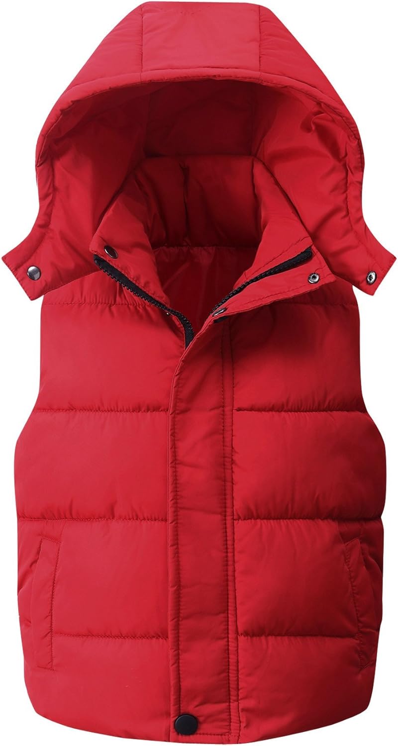 Happy Cherry Kids Padded Vest Winter Jacket 5-12T