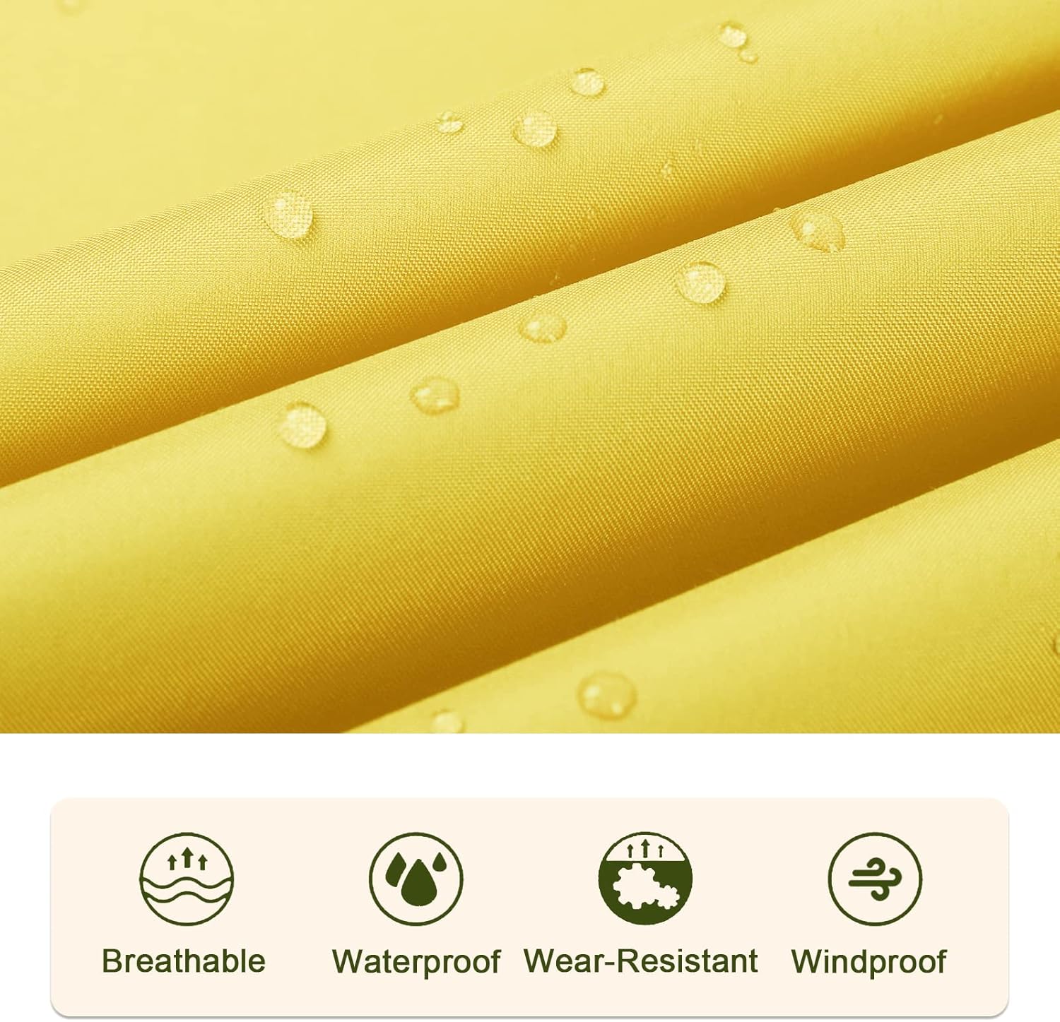SaphiRose Unisex Rain Poncho