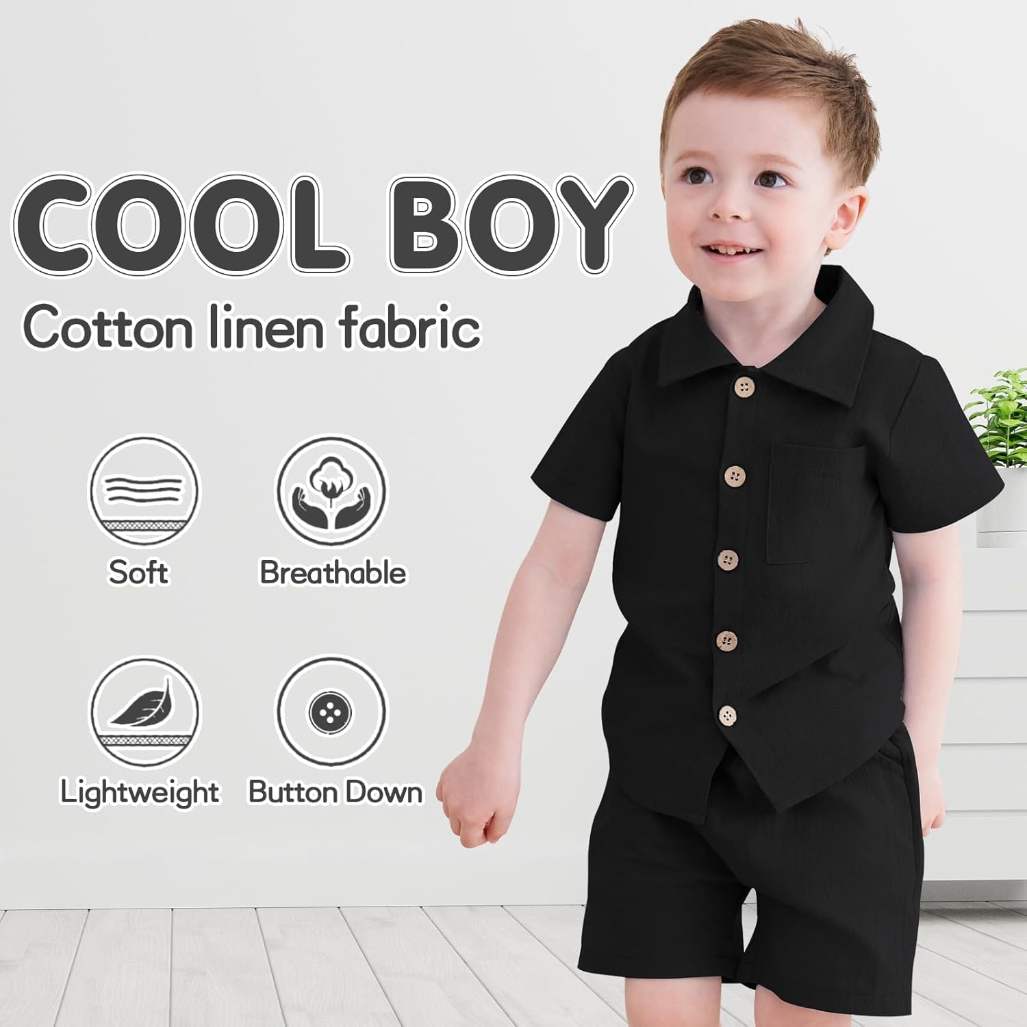 iator Toddler Boys Summer Clothes Set