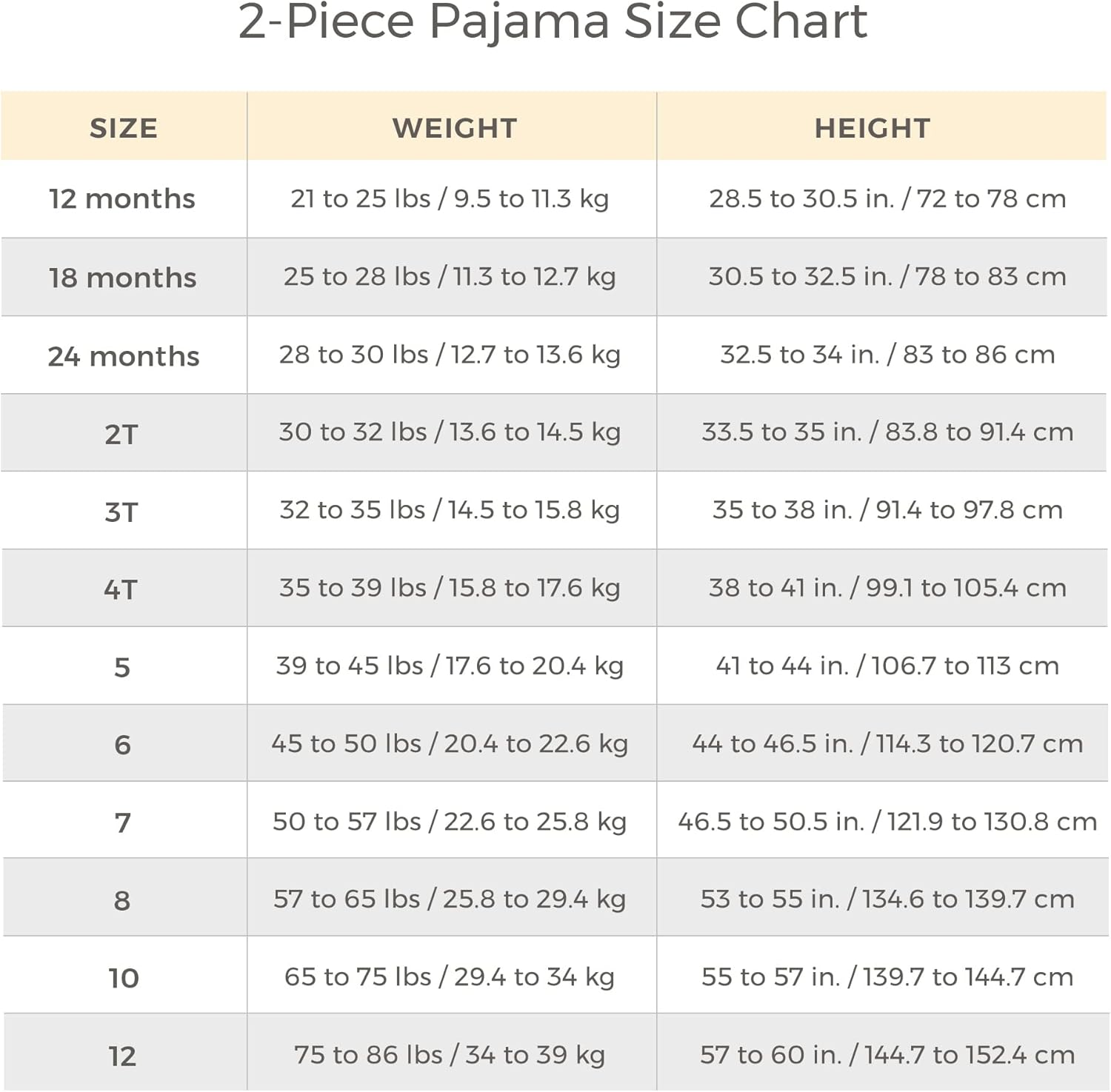 Pajama Set for Boys
