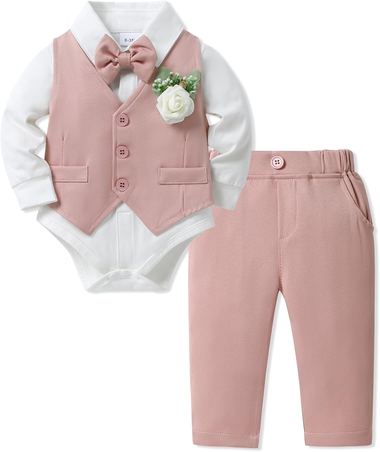SanMio Baby Boy Suits Set - 18-Month infant tuxedo outfit