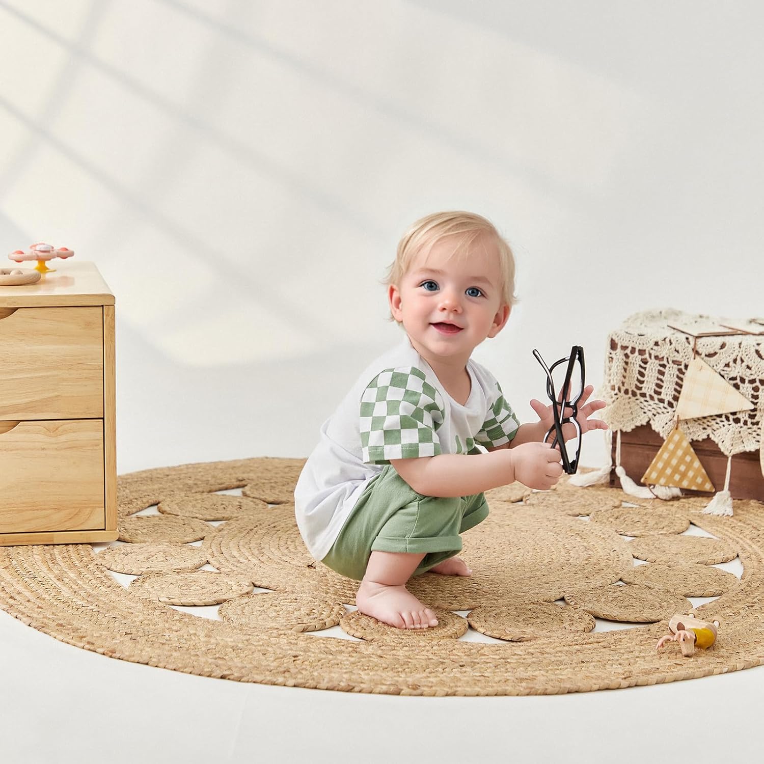 Chic Baby Boy Summer Outfit - Checkedcsv0