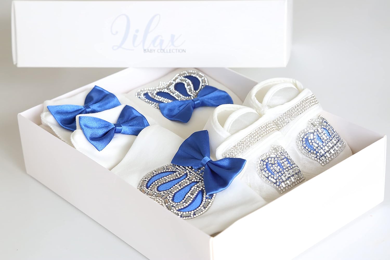 Lilax Baby Boy Crown Jewels Newborn Layette