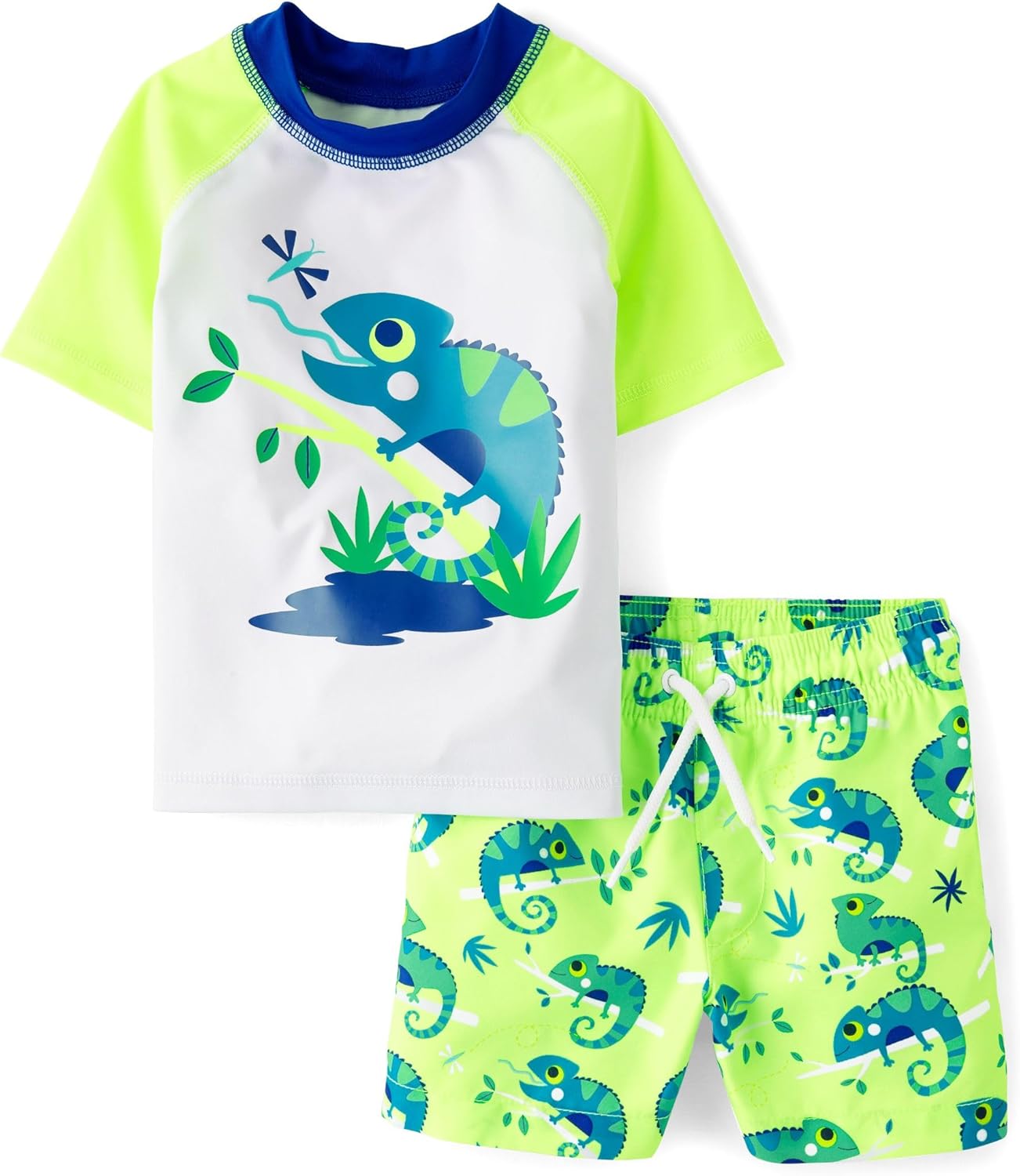 Perfect Boys Rashguard Swim Trunk Set for Summer