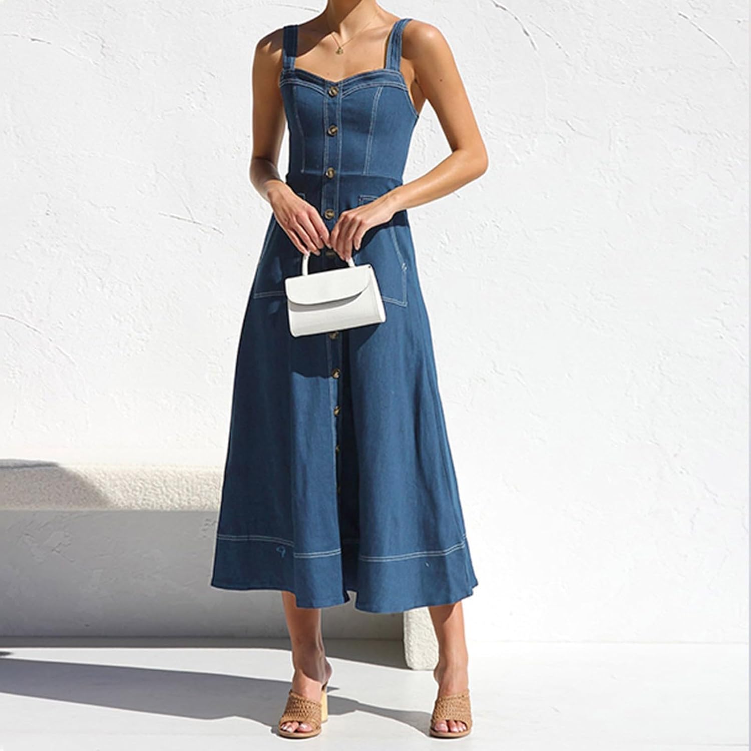 Chic DENIM MID DRESS