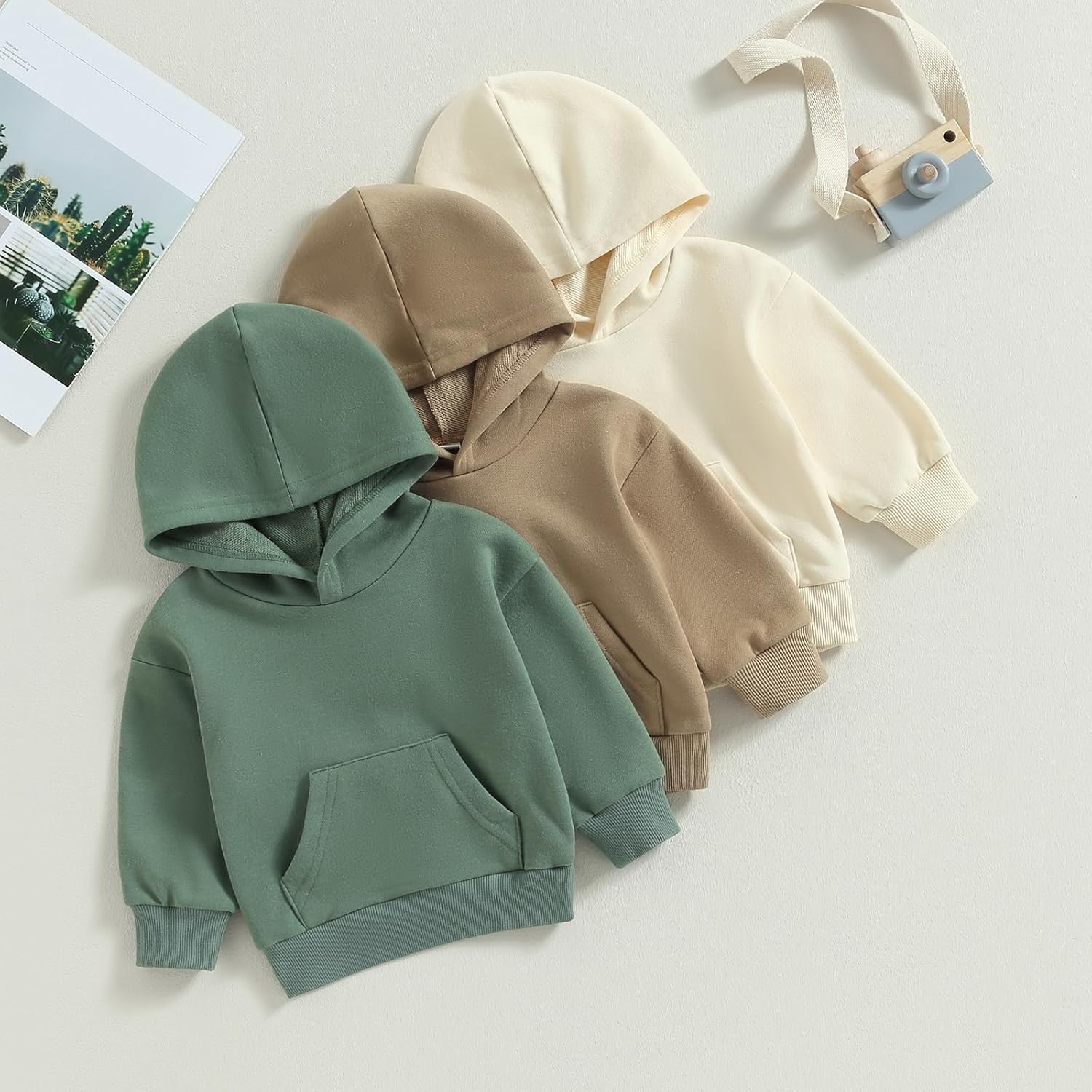 Lukivech Toddler Baby Boy Girl Hoodie Comfy Cozy