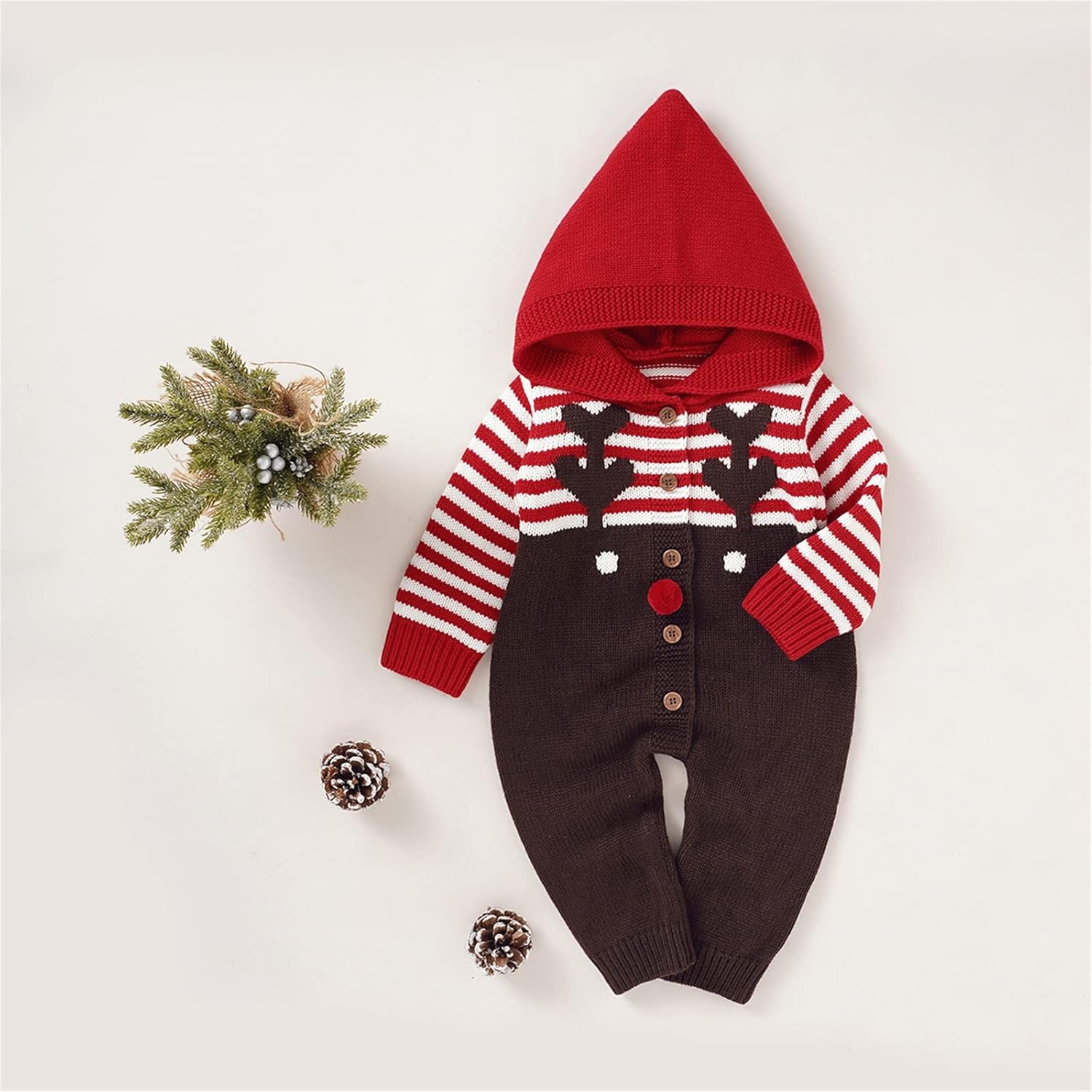 Sleek Christmas Deer Sweater for Toddlers