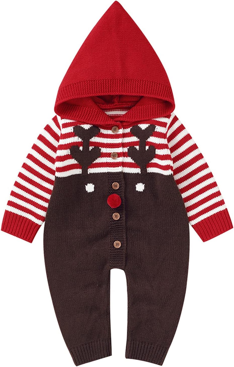 Sleek Christmas Deer Sweater for Toddlers