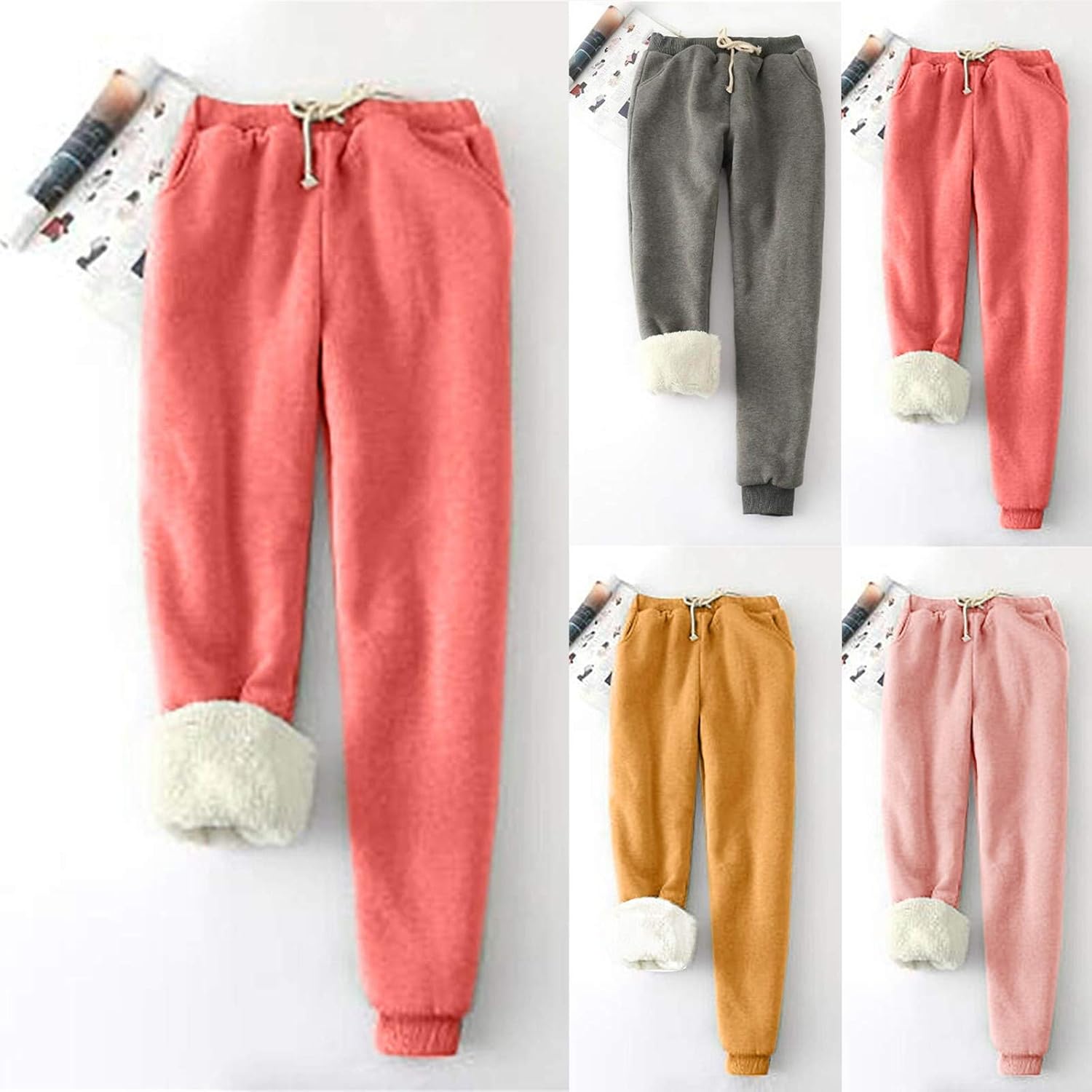 High Waist Fleece-Lined Leggings for Women - Warm comfy