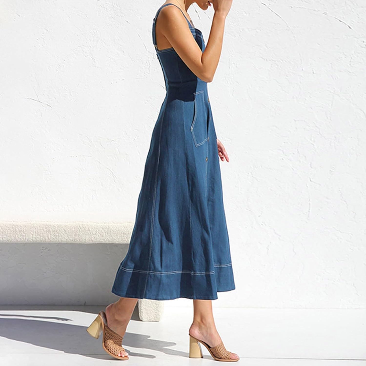 Chic DENIM MID DRESS