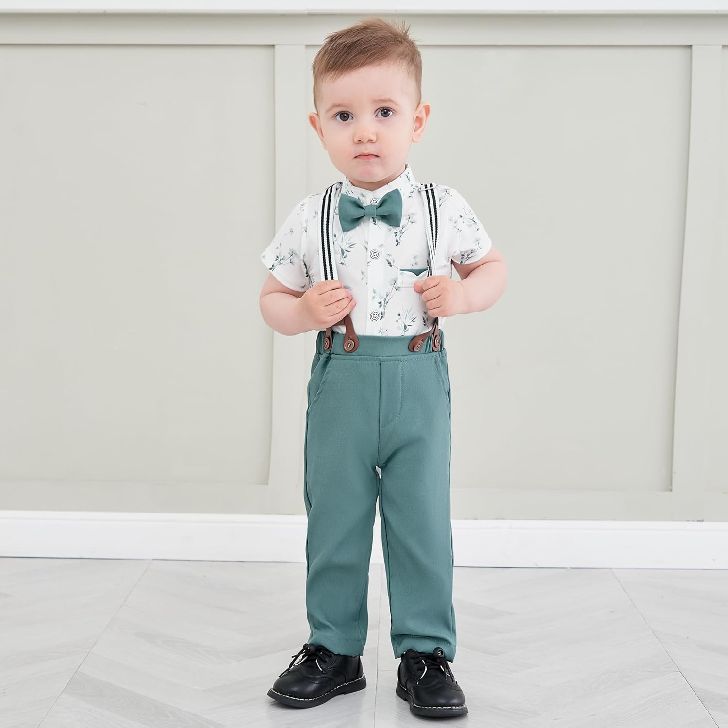 SOONDT Baby Boy Clothing Set - Gentleman Outfit for 3-24M