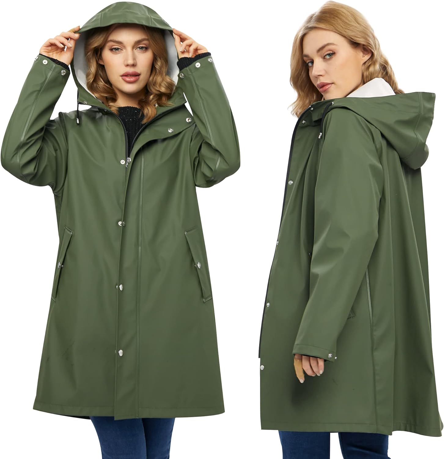 UNIQUE TRENCH WOMEENCASE RAINCOAT