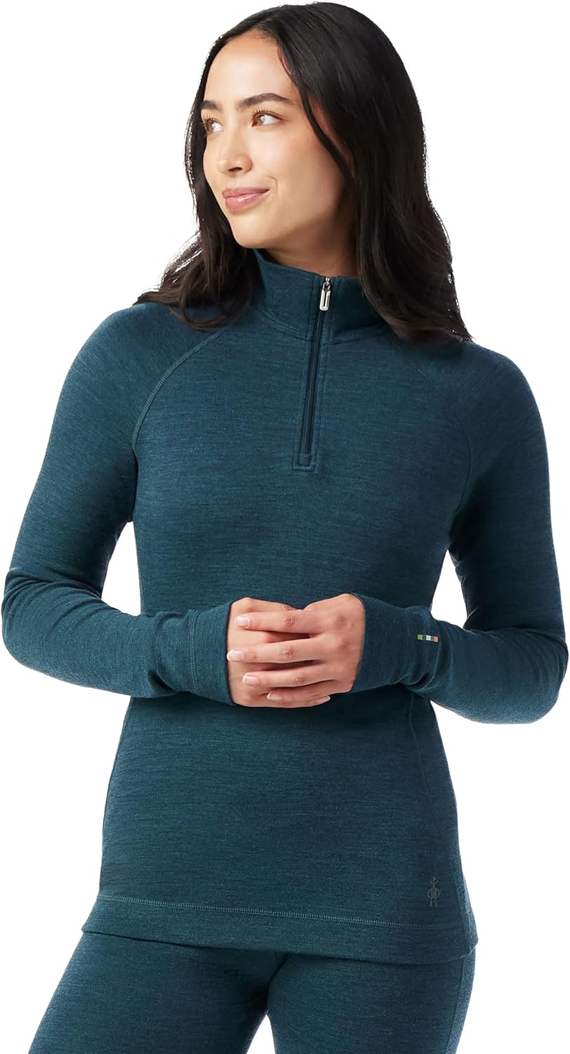 Smartwool Womens 14 Zip Thermal Merino Base Layer