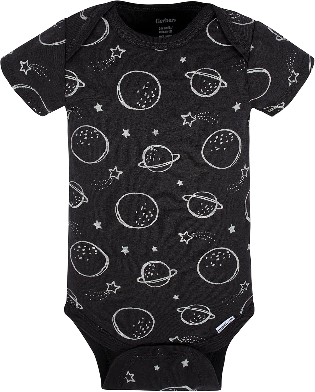 5-Piece Gerber Baby Boys 5-PackShort Sleeve Onies bodysuits
