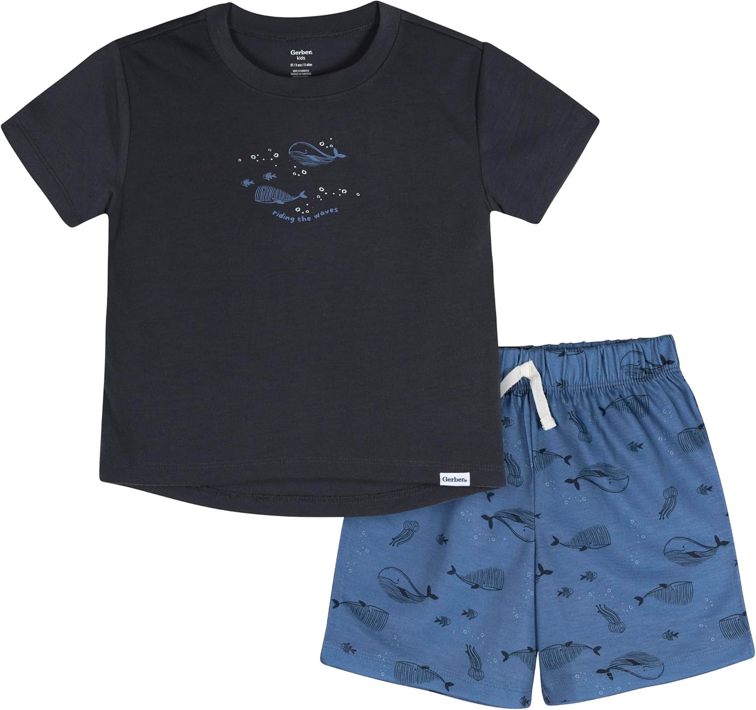 Gerber Baby Boys 2-Piece Pajama - Soft Stretchy