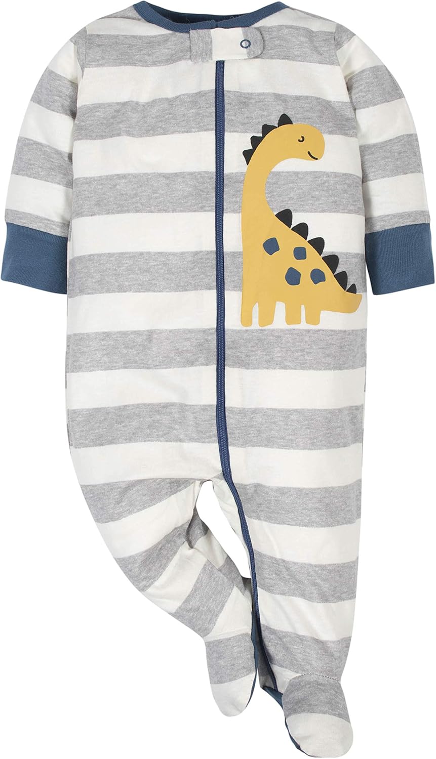 Gerber Baby Boys 2-Pack Sleep N Play Footies