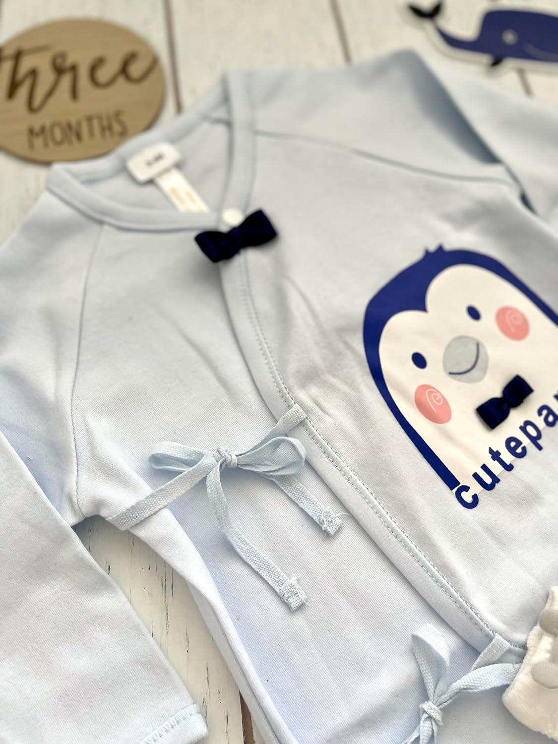 Adorable Baby Boy Pj Set Penguin 3-6
