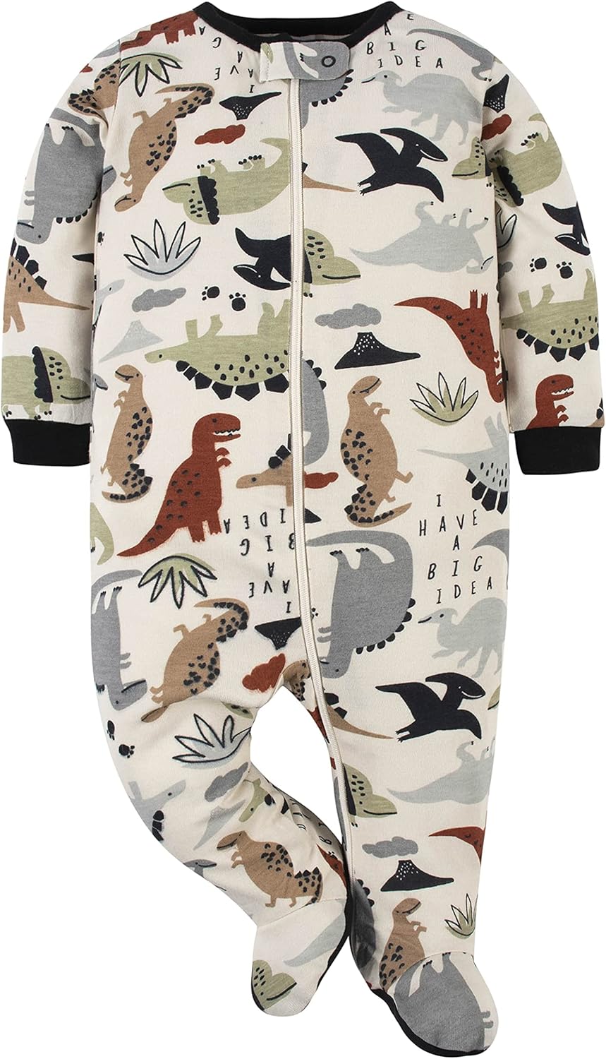 Gerber Boys 4-Piece Sleep N Play Footies