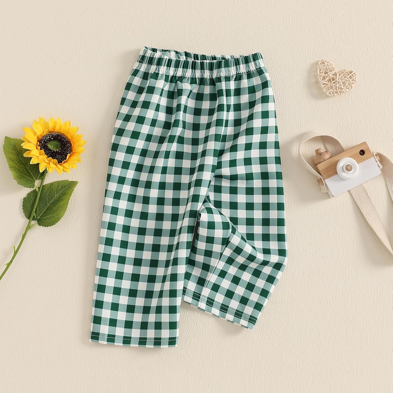 Biayxms Toddler Plaid Pants for Babies