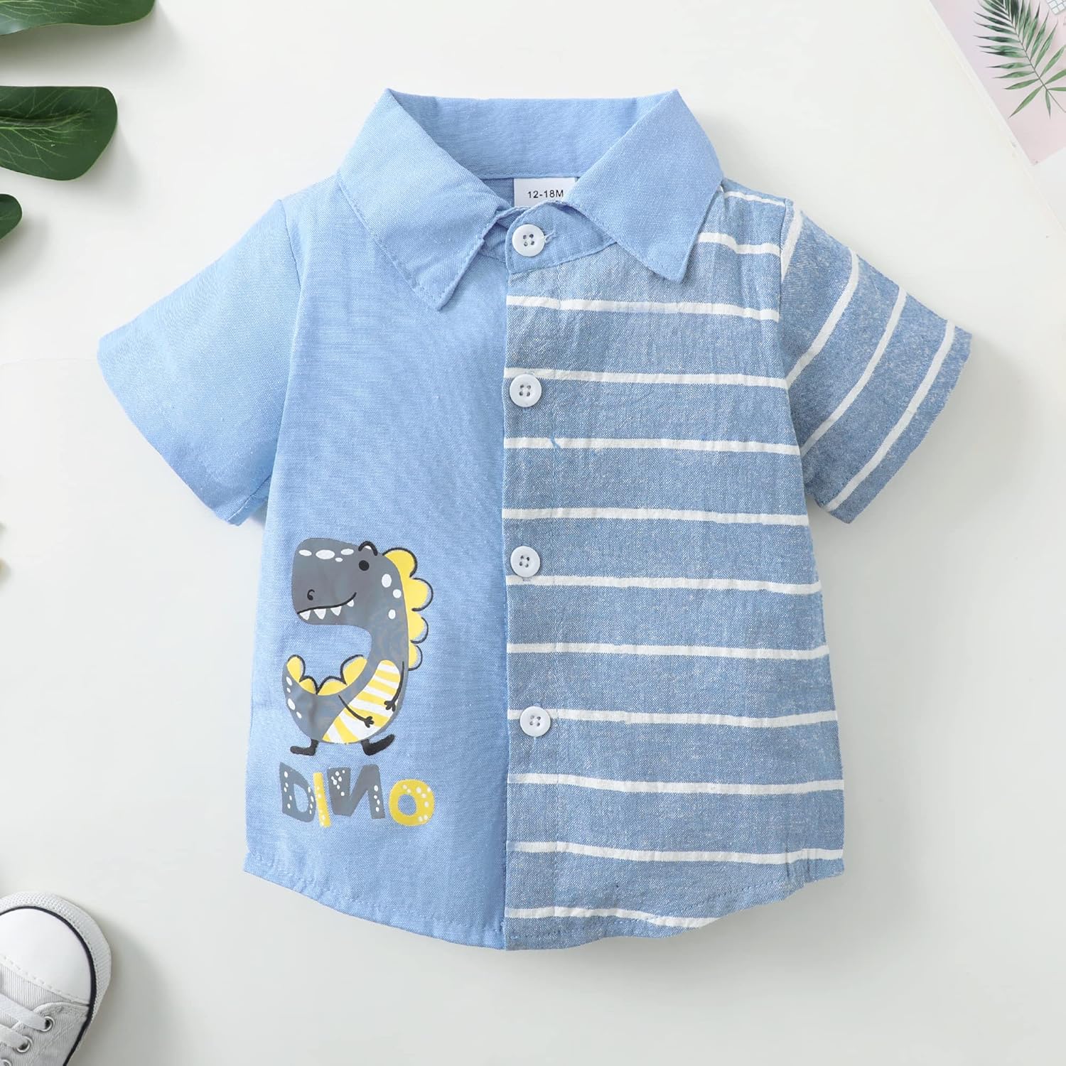 Stylish Dinosaur Toddler Boys Outfit