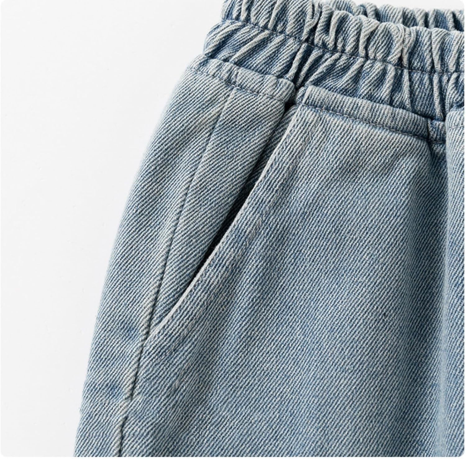 Baggy Distressed Denim Joggers for Boys